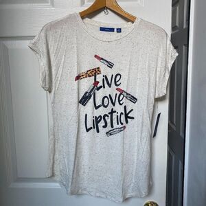 Apt. 9 Live Love Lipstick T-Shirt